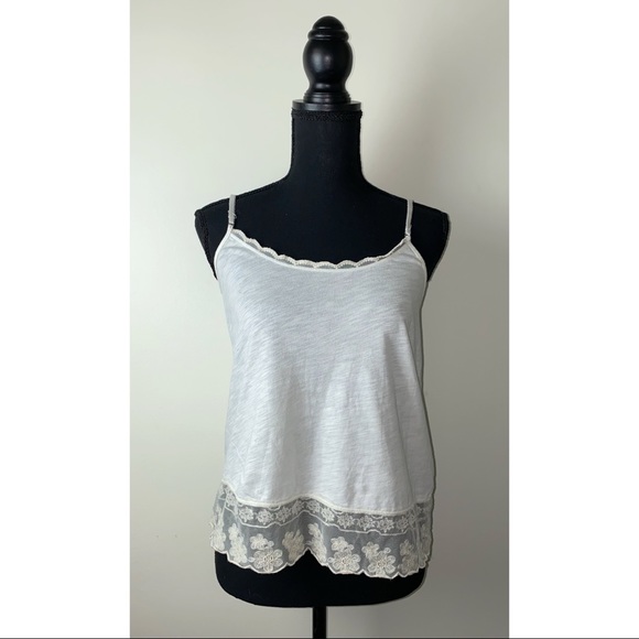 American Eagle Off-White Tank Top - Picture 1 of 3